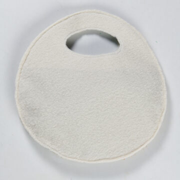 Charmant petit sac pillow en feutrine décorée(face unie)blanche