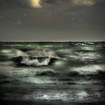 photographie Hocine Saad / Les vagues émeraude 1