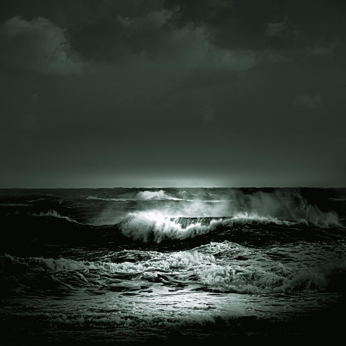 photographie Hocine Saad / Les vagues 3/format carré